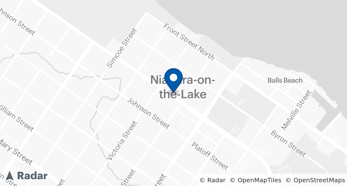 Carte de l'emplacement de Dairy Queen:: 69 Queen Street, Niagara On the Lake, ON, L0S 1J0